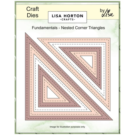 Lisa Horton Crafts Fundamentals Nested Dies-Corner Triangle