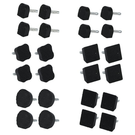 

EBTOOLS High Heel Tip 120Pcs High Heel Tip TPU Polyurethane Iron Mute Convenient Comfortable Shoes Repairing Accessories High Heel Repair Tip
