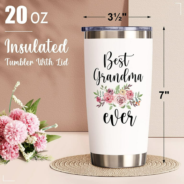 Best Grandma Gifts - 20 oz Tumbler Christmas Gift for Grandma