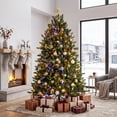thumbnail image 2 of OasisCraft 6.5FT Pre-Lit Artificial Christmas Tree with Remote 450 LED Lights, 2 of 10