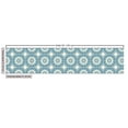 thumbnail image 3 of Ambesonne Moroccan Fabric by the Yard Upholstery, Circular Oriental, 3 Yards, Cream and Dark Sky Blue, 3 of 5
