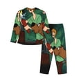 thumbnail image 2 of Lsque Scooby-Doo Pattern Long Sleeve Pajama Set for Women - Soft 2-Piece Sleepwear and Loungewear Set with Pockets, Comfy Nightwear, 2 of 8