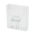thumbnail image 3 of Soporte acrílico para encimera de literatura, soporte para exhibición de folletos, dispensador de folletos transparente para menú de Hotel, revistas con caja de tarjetas, 3 of 8