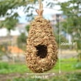 thumbnail image 2 of Humming Bird Houses for Outdoor Hanging, Natural Grass Bird Hut,Hand Woven Hummingbird Nest, Bird House for Garden Window Outdoor Home, 2 of 9