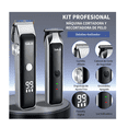 thumbnail image 3 of Maquina De Corte De Pelo Kit Profesional Clipper Inalámbrica Lab.G Negro,  Plateado, 3 of 4
