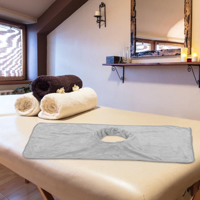 unbranded Reutilizable Para Camilla De Masaje Gris Con Y Agujero Para