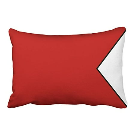 Winhome Rectangl Throw Pillow Covers International Maritime Signal Flag Letter Nautical Pillowcases Polyester 20 X 30 Inch With Hidden Zipper Home Sofa Cushion Decorative Pillowcase Walmart Com Walmart Com