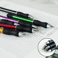 thumbnail image 3 of MiSiBao Bolígrafos retráctiles de tinta negra, bolígrafo de trabajo de punta media de 1 mm, escritura suave para hombres, mujeres, negocios de oficina (12 unidades + 4 recambios), 3 of 8