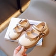 thumbnail image 6 of YunPes Girls Dress Shoes Contrast Color Edge Mary Jane Loafers Bow Uniform Platform Shoes Summer Princess Dress Shoes, 6 of 9