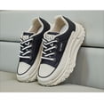 thumbnail image 3 of Summer Sneakers for Women,Sports Shoes Anti Slip with Thick Sole,Breathable Rise Stylish for Walking,Running,Shopping (Black), 3 of 9