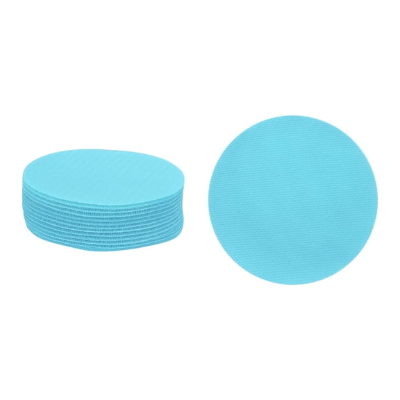 Uxcell 24 Pcs Carpet Spot Markers for Classroom Carpet Dots Floor Circles, Light Blue