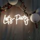 thumbnail image 3 of Decoración de fiesta de cumpleaños con forma de letra de feliz cumpleaños, luz de neón LED decorativa, 3 of 5