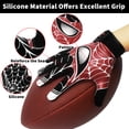 thumbnail image 3 of Youth Football Gloves Kids Silicone Grip Sports Receiver Gloves with Super Stick Ability for Enhanced Game Experience Training for beginners(Spider Eye, 5.5-6 inch), 3 of 8