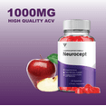 thumbnail image 5 of (3 Pack) Neurocept Brain Supplement Neuro Cept Premium Memory Gummies, Neurocept Advanced Memory & Focus Support Supplement (180 Gummies), 5 of 8
