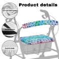 thumbnail image 5 of Jiueut Cow Print Medical Products Rollator Walker Seat & Back Cover for Seniors 2 Piece Soft Seat Cushion for a Rollator Walker Easy to Install Assistive Vehicle Cover, 5 of 7