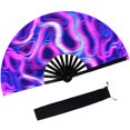 thumbnail image 1 of Ventilador plegable Hand Rave dmjuncong Large Rainbow UV 65 cm, 1 of 6