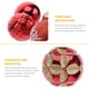 thumbnail image 4 of 24PCS 60mm Bola de Navidad Pintura esencial Bola básica Adornos de bolas de Navidad inastillables Decoración (Rojo), 4 of 6
