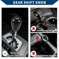 thumbnail image 3 of Unique Bargains Universal Gear Shift Knob Resin for Automatic and Manual Transmission Vehicle with 3 Adapter 1 Set, 3 of 6
