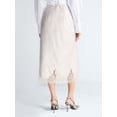 thumbnail image 3 of Scoop Women's Midi Slip Skirt with Lace Trim, Sizes XS-XXL, 3 of 6