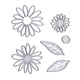 thumbnail image 2 of Troquel De Corte 6 troqueles de flores X troqueles de metal troquelado en scrapbooking troqueles de corte Wdftyju  Libre de BPA, 2 of 6