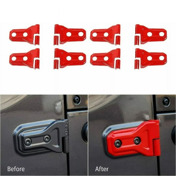 Car Door Hinge Decorative Cover For Jeep Wrangler JL JLU & Gladiator JT ABS Trim External Accessories 2018-2021