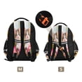 thumbnail image 3 of YAZAOO Backpack Fashio Floral Feline Delight Pattern Suitable Schoolbag Traveling Bag, 3 of 8