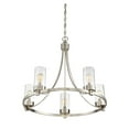 thumbnail image 2 of Trade Winds Ashland 5-Light Chandelier in Brushed Nickel, 2 of 4