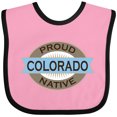 thumbnail image 3 of Inktastic Proud Colorado Native Boys or Girls Baby Bib, 3 of 4