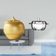 thumbnail image 2 of Escultura de frutas,Figura decorativa de fruta para decoración del hogar,Escultura de estatua decorativa de resina,Plato de dulces,Plato de dulces de vidrio con tapa Tarro de dulces decorativo, 2 of 8