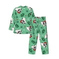 thumbnail image 2 of Bingfone Men'S Pajama Set 2 Piece Loungewear Pjs, Long Sleeve With Pajama Pants-Christmas French Bulldog, 2 of 9
