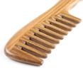 thumbnail image 3 of Sandalwood Hair Comb - No Static Handmade Wide Tooth Comb - Natural Wooden Detangling Comb with Gift Box, 3 of 5