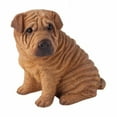 thumbnail image 1 of Sculpture de Shar-Pei Chinois Rouge de Petite Taille&44; Assis, 1 of 1