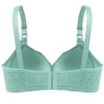 thumbnail image 5 of Sopiago Womens Wireless Bras Full Coverage Comfortable Seamless Everyday Bras Soft Light Support Soft Bralettes for Women Mint Green,44, 5 of 7