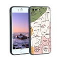 thumbnail image 1 of Compatible with iPhone 8 Plus Phone Case, Faces Abstract 100 Case Men Women, Flexible Silicone Shockproof Case for iPhone 8 Plus, 1 of 1