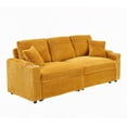 thumbnail image 6 of Modern Corduroy 80-inch Two-in-One Sofa with Hidden Reclining Function, 6 of 12