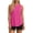 Hot Pink, variant on Qiopertar UPF 50 Sun Protection Tank Tops for Women Sleeveless Activewear Tops Breathable Moisture Wicking Workout Yoga Casual Comfy Crew Neck High Low Hem, Purple S