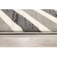 thumbnail image 4 of Rug Branch Montage Collection Modern Abstract Doormat Area Rug Entrance Floor Mat (2x5 feet) - 2'3" x 5', Grey, 4 of 4