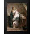thumbnail image 2 of Hicks, George Elgar 14x18 Black Modern Framed Museum Art Print Titled - The Orphans, 2 of 5