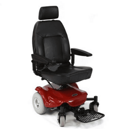 Shoprider - Streamer Sport - Travel Power Chair - 19"W x 18"D - Burgundy - PHILLIPS POWER PACKAGE TM - $500 VALUE