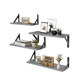 thumbnail image 1 of Repisas Flotantes Madera Modernas Estantes Baño Topon 4 Pzs Malubero Gris, 1 of 5