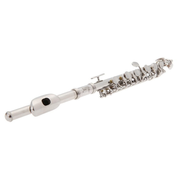 Aibecy C Key Piccolo Ottavino Cupronickel Silver Plated Including Cleaning Cloth Screwdriver and Padded Box