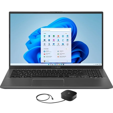 ASUS Vivobook 15 Home/Business Laptop (Intel i3-1005G1 2-Core  15.6in 60Hz HD (1366x768)  Intel UHD  20GB RAM  1TB PCIe SSD  Wifi  USB 3.2  Win 10 Pro) with G2 Universal Dock