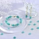 thumbnail image 4 of 125 cuentas de piedra natural de 10 mm teñidas de jade de Malasia natural, cuentas redondas planas de piedras preciosas Heishi para collares, pulseras y bisutería. Agujero: 1 mm., 4 of 9