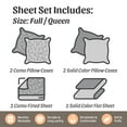 thumbnail image 2 of Regal Comfort Black Queen 6 Piece Sheet Sets (Fitted Sheet, Bed Sheet and 4 Pillow Cases), 2 of 2
