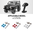 thumbnail image 2 of ZheElen RCGOFOLLOW Alliage d'Aluminium Forte Roue Hex Monter RC Adaptateur de Partie de Mise à Niveau pour 1/10 RC Roue Hex Monter MN- RC Voiture Partie Rouge, 2 of 6
