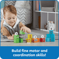 thumbnail image 3 of Hand2Mind Wooden Math Building Blocks for Kids Ages 3+, 20 Pieces, 3 of 7