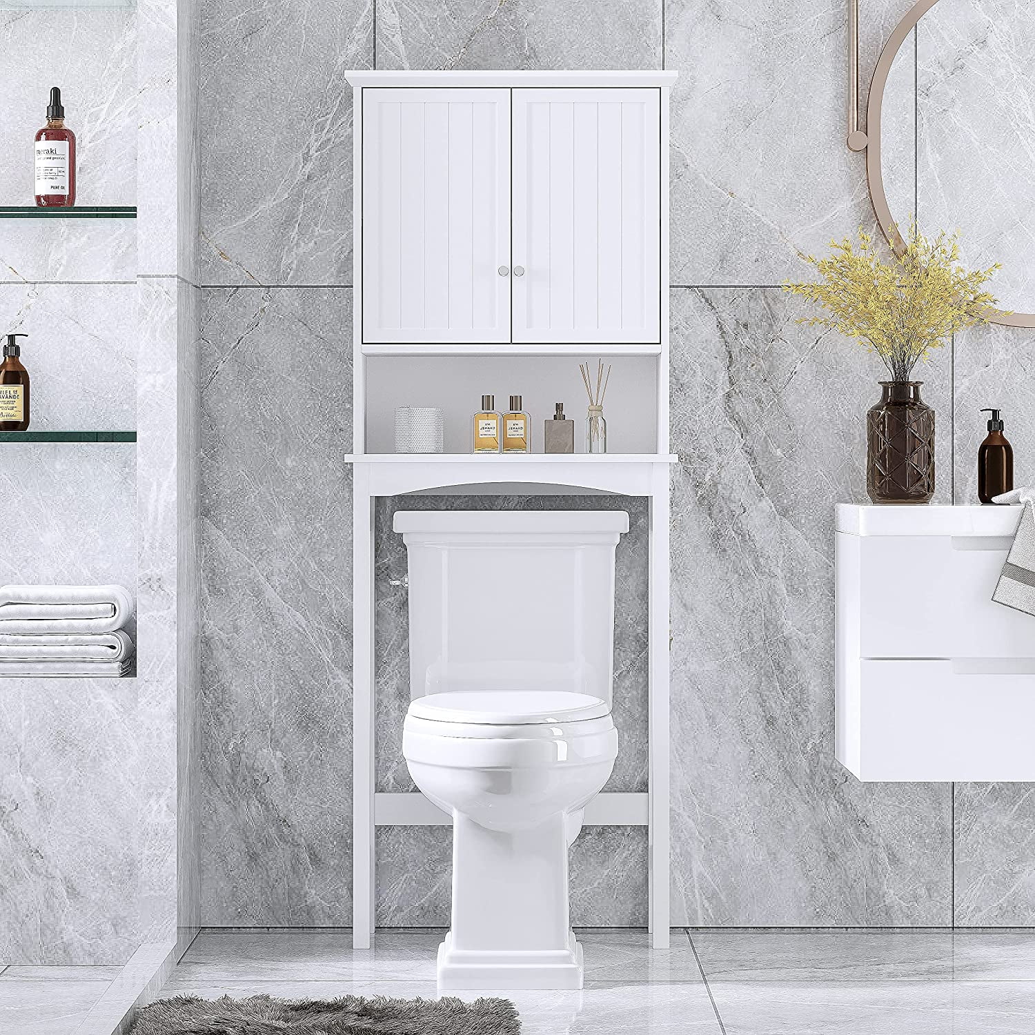 Buy Spirich Home Bathroom Storage Over The Toilet Bathroom Cabinet