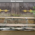 thumbnail image 6 of Ambesonne Traditional Place Mats Set of 4, Old Castle Entrance, Standard Size, Brown Green, 6 of 6