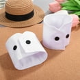 thumbnail image 4 of TABLETREANDS 2Pair White Detachable Sleeve Cuff Elegant Fabric for Blouse Sweater Coat Accessories, 4 of 8