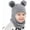 Grey, variant on DOVACKA Toddler Winter Hat Scarf Set, 2-Layer Fleece Lined Warm Knit Hat for 2-8 Years Kids, Unisex Cold Weather Accessories for Boys Girls